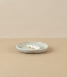 Mihaly Herczeg Hand Thrown Porcelain Mini Dish, Grey
