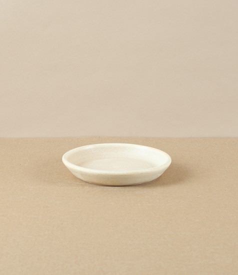 Mihaly Herczeg Hand Thrown Porcelain Mini Dish, Wheat