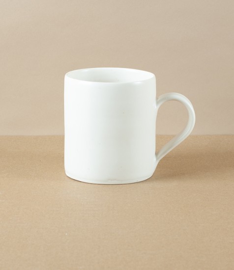 Mihaly Herczeg Hand Thrown Mug, White