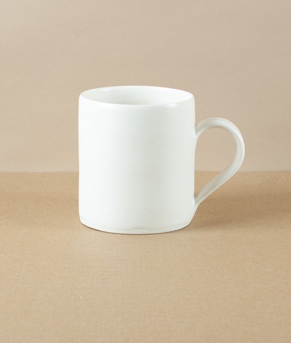 Mihaly Herczeg Hand Thrown Mug, White