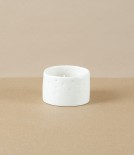 Mihaly Herczeg Hand Thrown Tea Light Holder, White