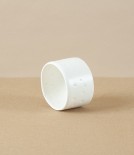 Mihaly Herczeg Hand Thrown Tea Light Holder, White