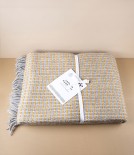 Finnish 100% Wool 'Havas' Blanket, Coffee Dyed Orange