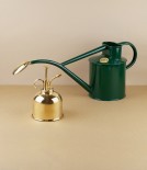 Haws Indoor Watering Set, Green & Brass
