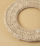 Japanese Crocheted Ring Trivet, Hemp