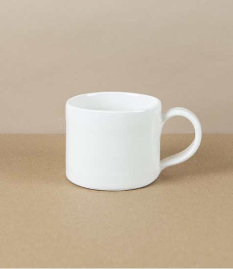 Mihaly Herczeg Hand Thrown Porcelain Low Mug