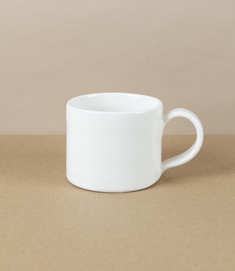 Mihaly Herczeg Hand Thrown Porcelain Low Mug