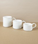 Mihaly Herczeg Hand Thrown Porcelain Low Mug