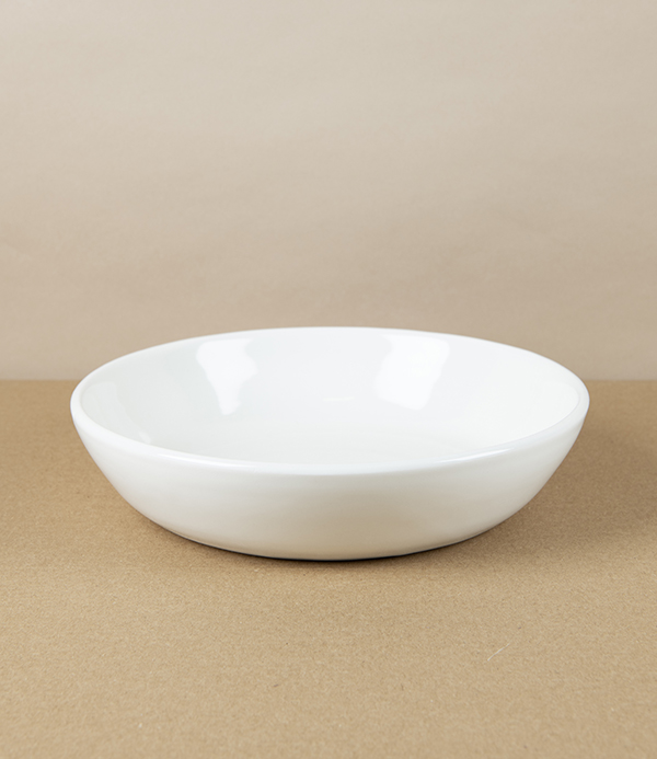 Mihaly Herczeg Hand Thrown Porcelain Pasta Dish