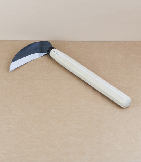 Japanese Sickle Hoe with Hexagonal Handle, 120mm