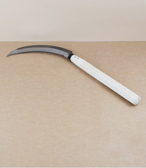 Serrated Japanese Sickle with Hexagonal Handle