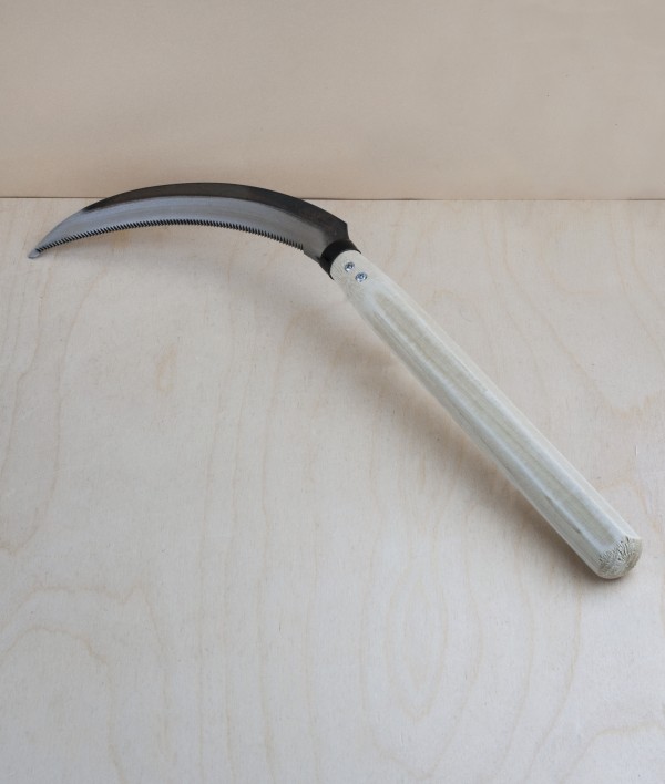 Harvesting sickle, hexagonal handle