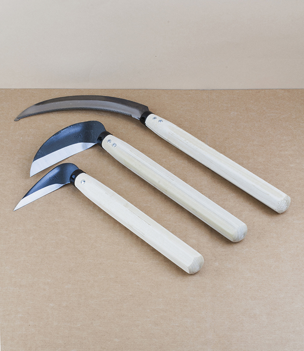 Harvesting sickle, hexagonal handle