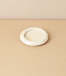 Seto Porcelain Hibi Incense Tray, Circular Yellow