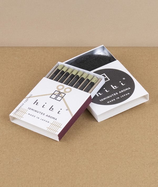 Hibi incense matches, Japanese cypress