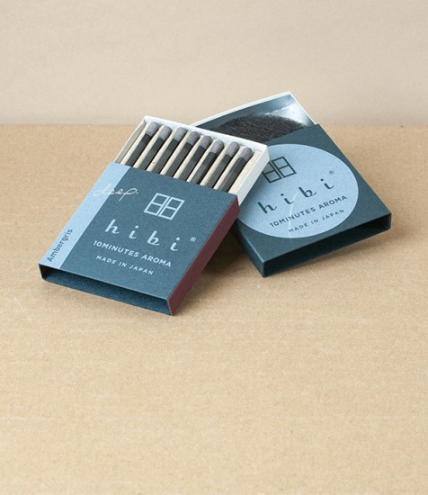 Hibi Incense Matches, Deep, Ambergris