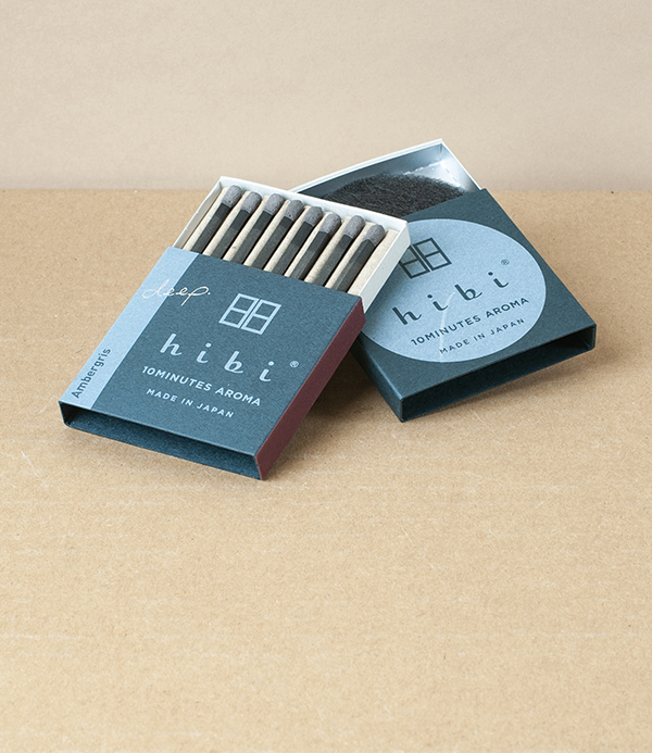 Hibi Incense Matches, Deep, Ambergris