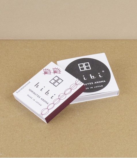 Hibi incense matches, Sandalwood