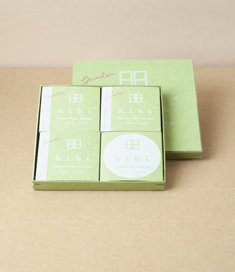 Hibi Incense Japanese Fragrances Selection Box, Garden