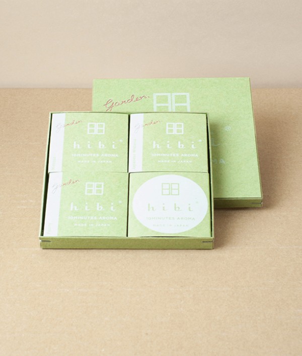 Hibi Incense Japanese Fragrances Selection Box, Garden