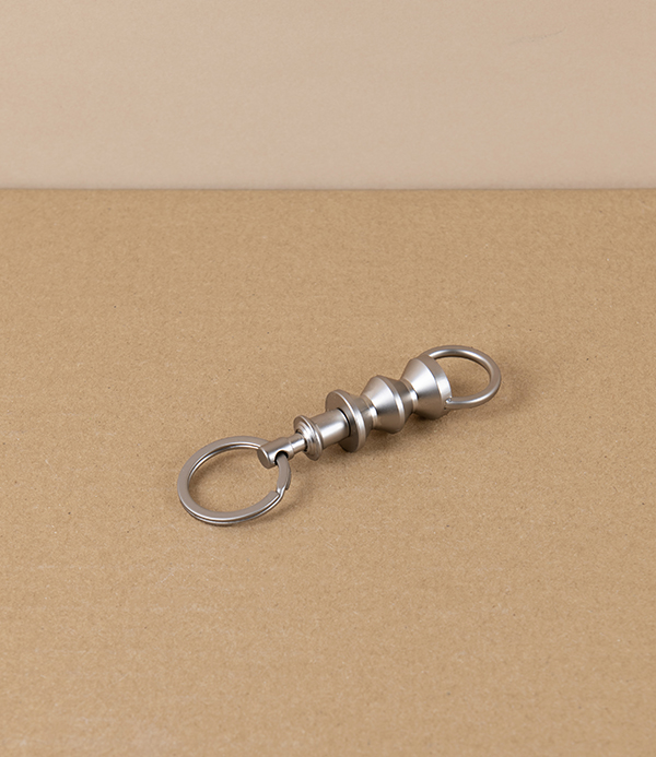 Hightide Detachable Keyring, Metal Alloy, Type A