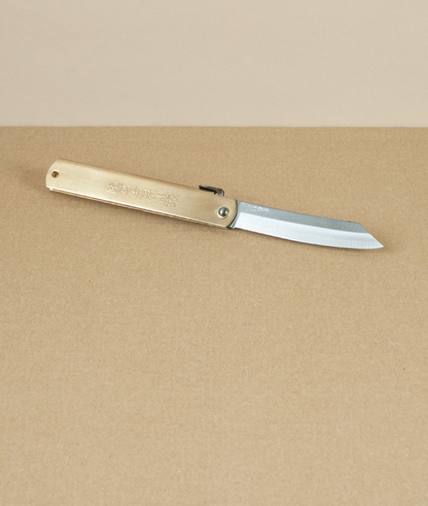 Aogami steel Higonokami Folding Knife, Large