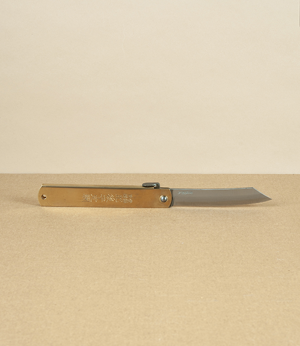 Aogami steel Higonokami Folding Knife, Large