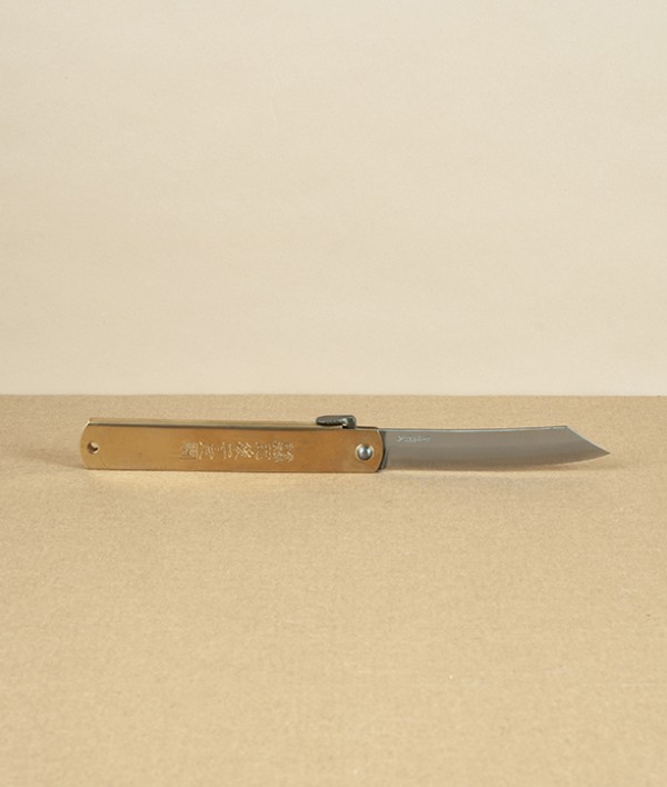 Aogami steel Higonokami Folding Knife, Large