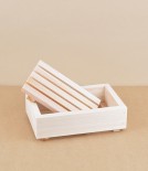 Hinoki cypress wooden soap dish