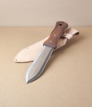 Hori Hori, Walnut, with Undyed Leather Sheath