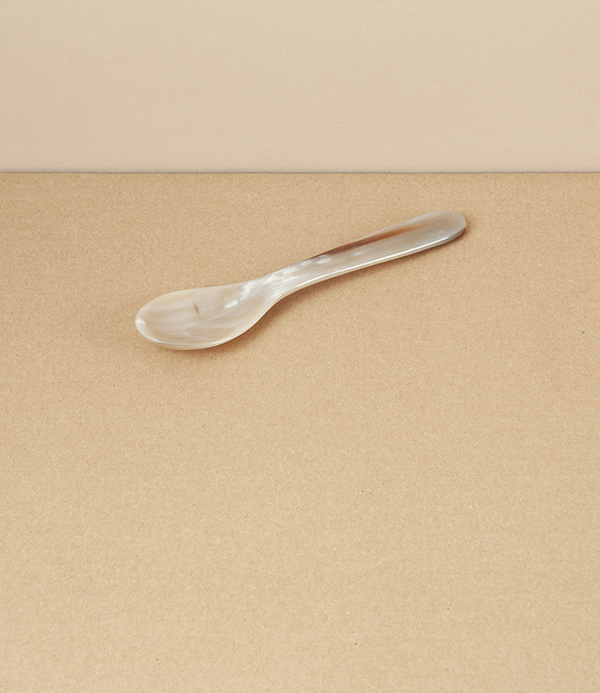 Hand Made Ox-Horn Child's or Breakfast Spoon