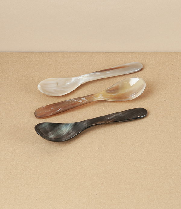 Hand Made Ox-Horn Child's or Breakfast Spoon