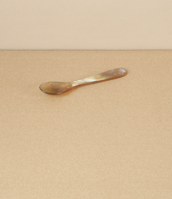 Hand Made Ox-Horn Egg or Baby Spoon