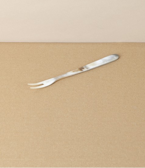 Hand Made Ox-Horn Pickle Fork