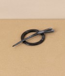 English Hand Made Natural Horn Scarf Clip