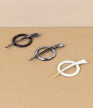 English Hand Made Natural Horn Scarf Clip