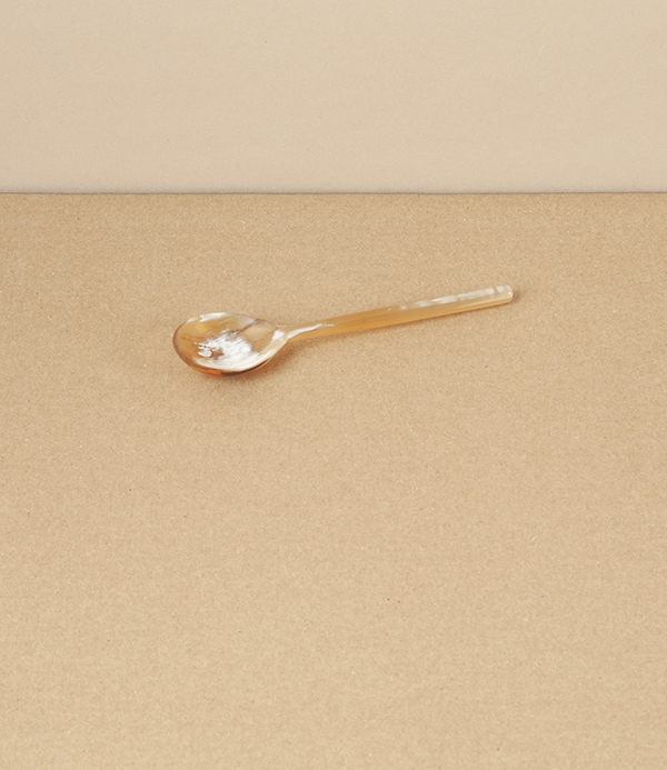 Hand Made Ox-Horn Yoghurt & Preserve Spoon