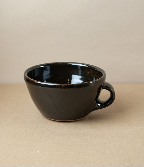 Simon Horton Stoneware Coffee Bowl, Tenmoku