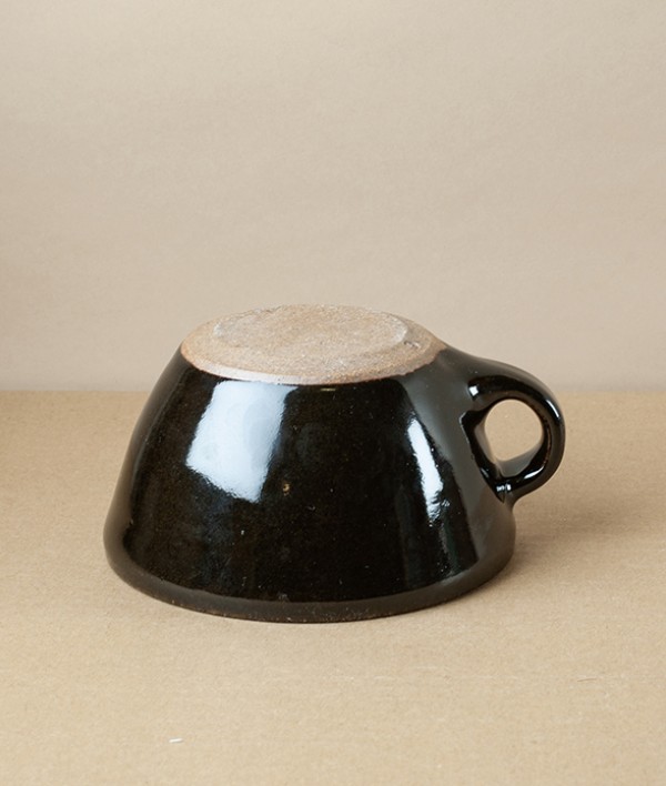 Simon Horton Stoneware Coffee Bowl, Tenmoku