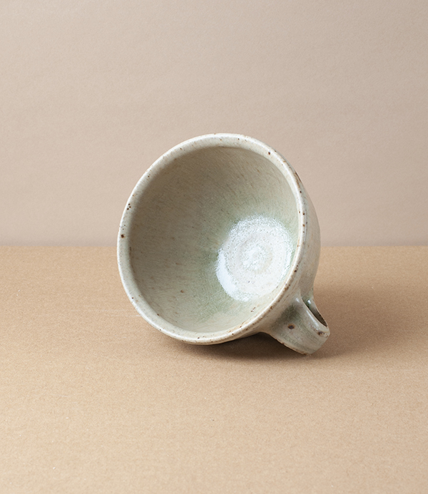 Simon Horton Stoneware Coffee Cup, Ash