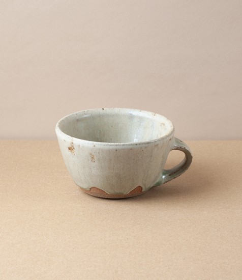 Simon Horton Stoneware Coffee Cup, Ash
