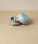 Simon Horton Incense Box, Stoneware, Blue