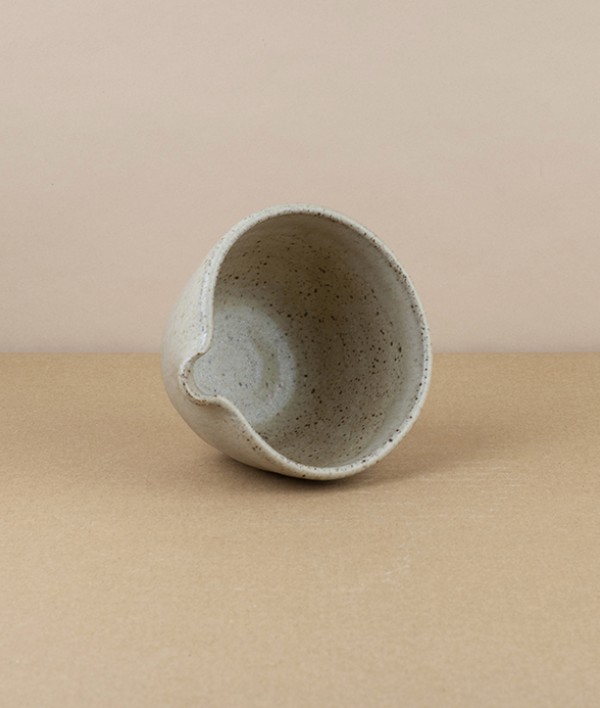 Simon Horton Mini Pouring Bowl, Stoneware, Ash