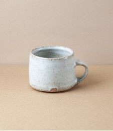 Simon Horton Stoneware Low Mug, White