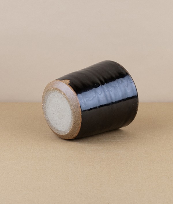 Simon Horton Tumbler, Stoneware, Tenmoku