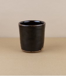 Simon Horton Tumbler, Stoneware, Tenmoku