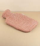 Finnish Wool Covered Hot Water Bottle, Cinnamon