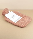 Finnish Wool Covered Hot Water Bottle, Cinnamon