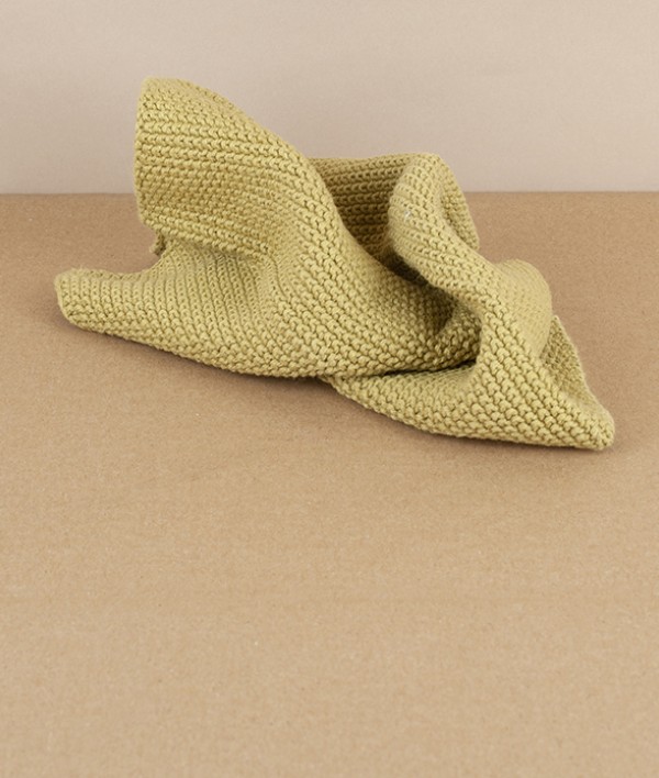 Knitted Household Cloth, Moss