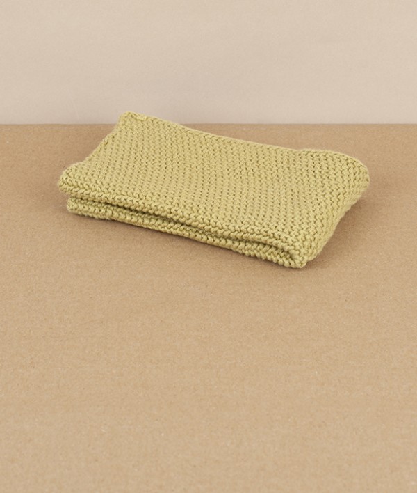Knitted Household Cloth, Moss
